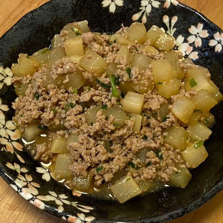 お弁当にも♪大根と豚ひき肉のトロトロ煮